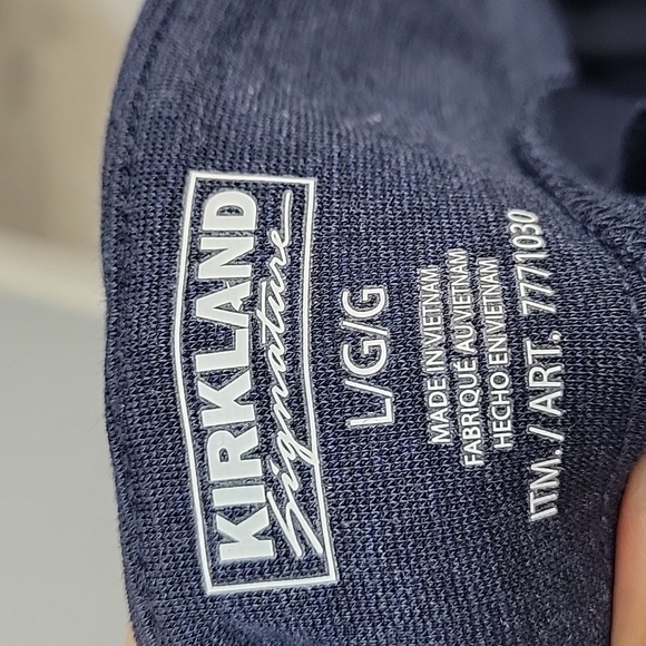 Kirkland Signature Soft Pull On Ponte Seamed Ankle  Blue Pants - Picture 6 of 7